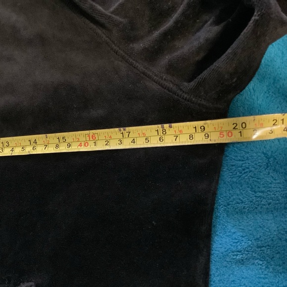 Juicy Couture 90s Velour Flare Pants 34 x 31 Zip Up Hoodie Tracksuit - Picture 6 of 14